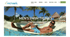 Desktop Screenshot of michaelsswimwear.com